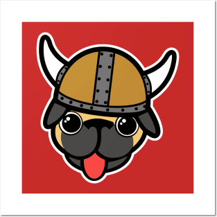 Viking Pug Posters and Art